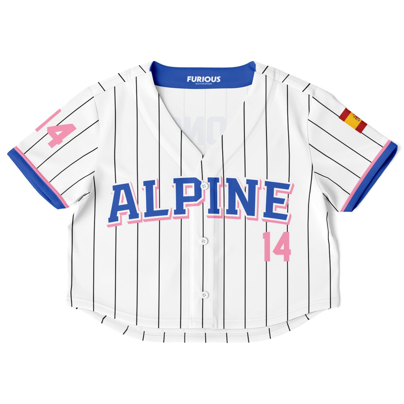 Alonso - Home Crop Top Jersey (Clearance) - Furious Motorsport
