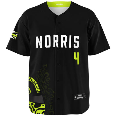 Norris - Carbon Black Fluro Helmet Jersey - Furious Motorsport