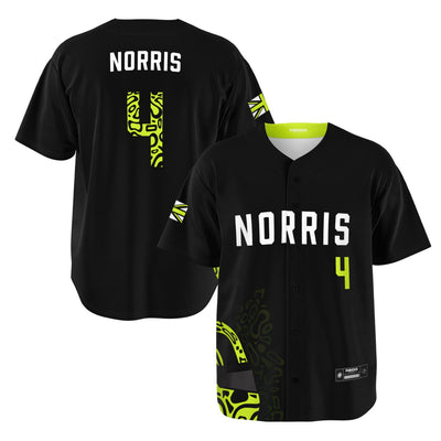 Norris - Carbon Black Fluro Helmet Jersey - Furious Motorsport