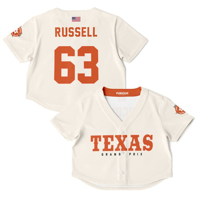 Russell - Off-White Texas GP Crop Top - Furious Motorsport