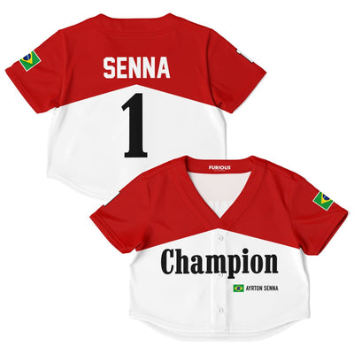 Senna - Iconic Livery Crop Top Jersey - Furious Motorsport