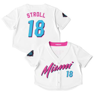 Stroll - Miami Vice Home Crop Top - Furious Motorsport