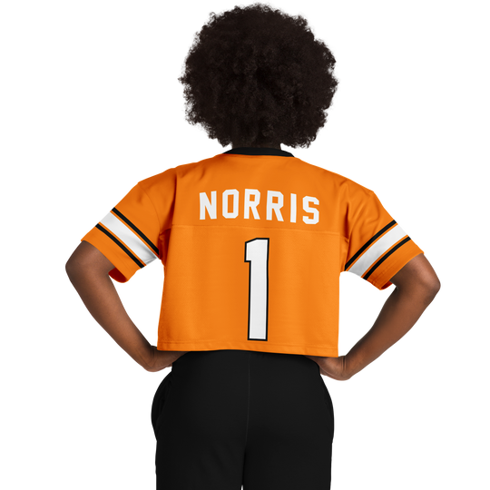 Norris - Papaya Alternate Crop Top Football Jersey