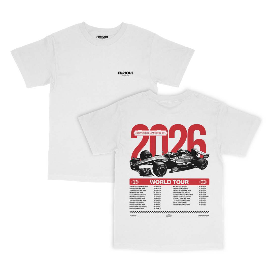 2026 Driver's Championship T-shirt - Redline - Furious Motorsport