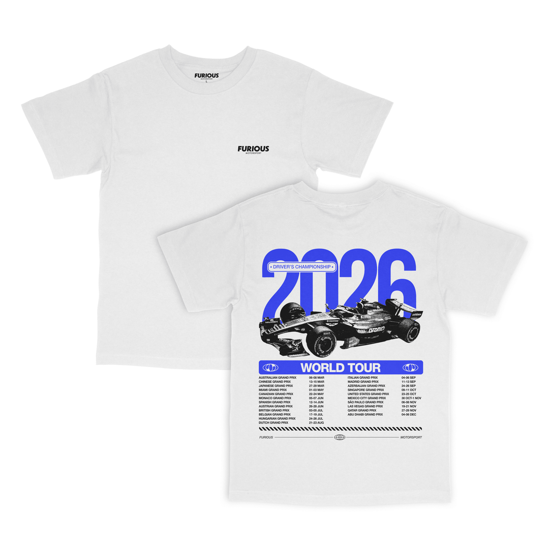 2026 Driver's Championship T-shirt - Ultramarine - Furious Motorsport