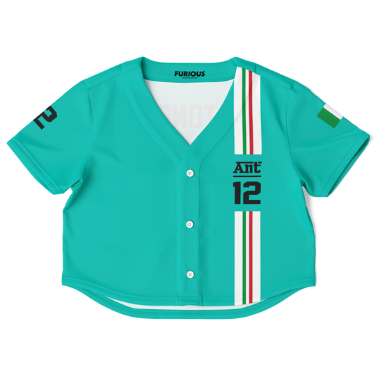 Antonelli - Teal Home Jersey Crop Top