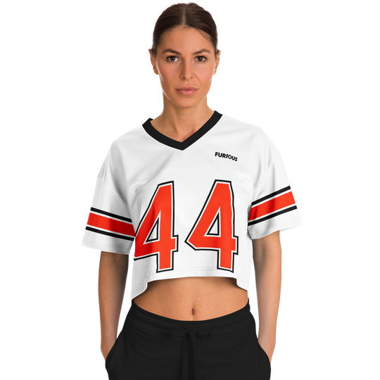 Hamilton - White Alternate Football Crop Top Jersey