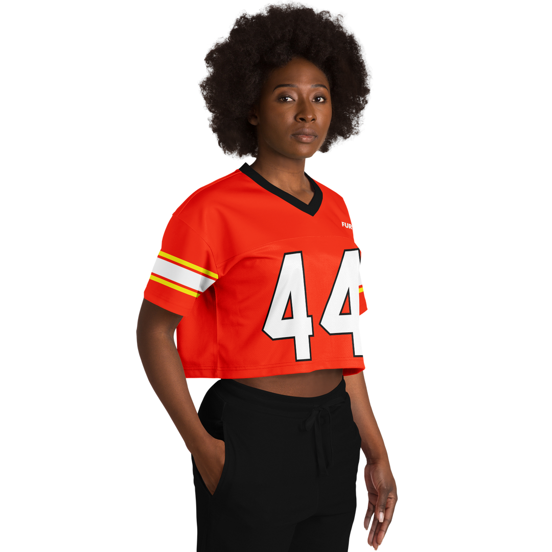 Hamilton - Red Alternate Crop Top Football Jersey