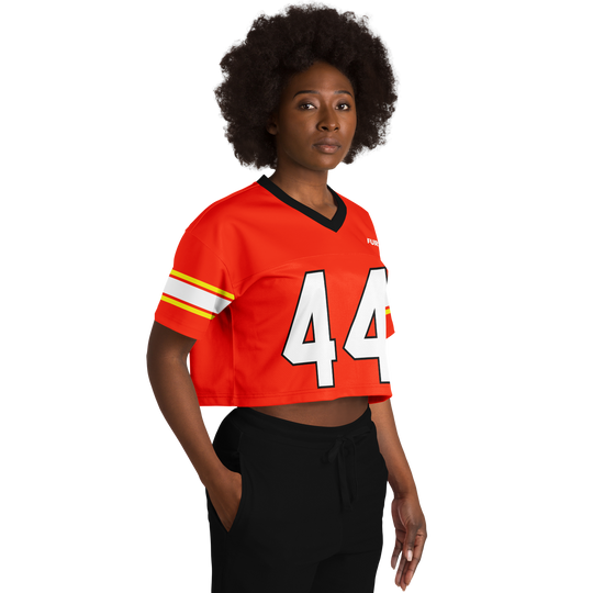Hamilton - Red Alternate Crop Top Football Jersey