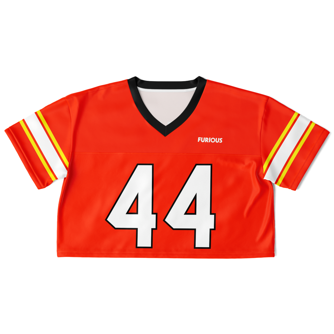 Hamilton - Red Alternate Crop Top Football Jersey