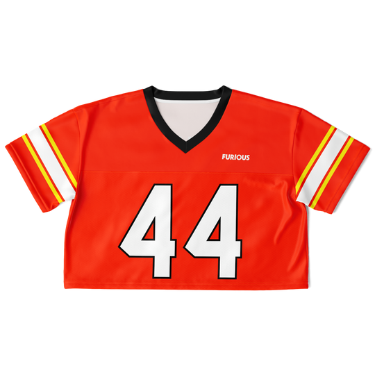 Hamilton - Red Alternate Crop Top Football Jersey