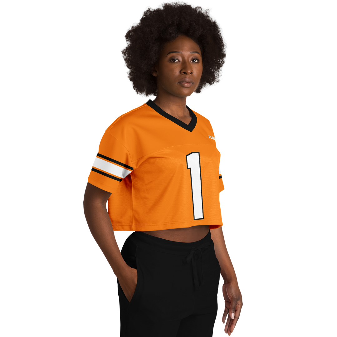 Norris - Papaya Alternate Crop Top Football Jersey