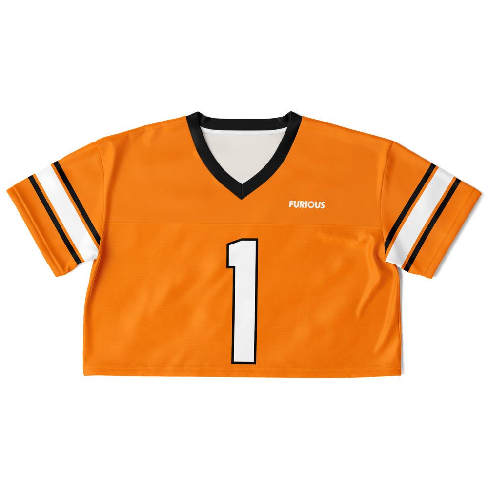 Norris - Papaya Alternate Crop Top Football Jersey