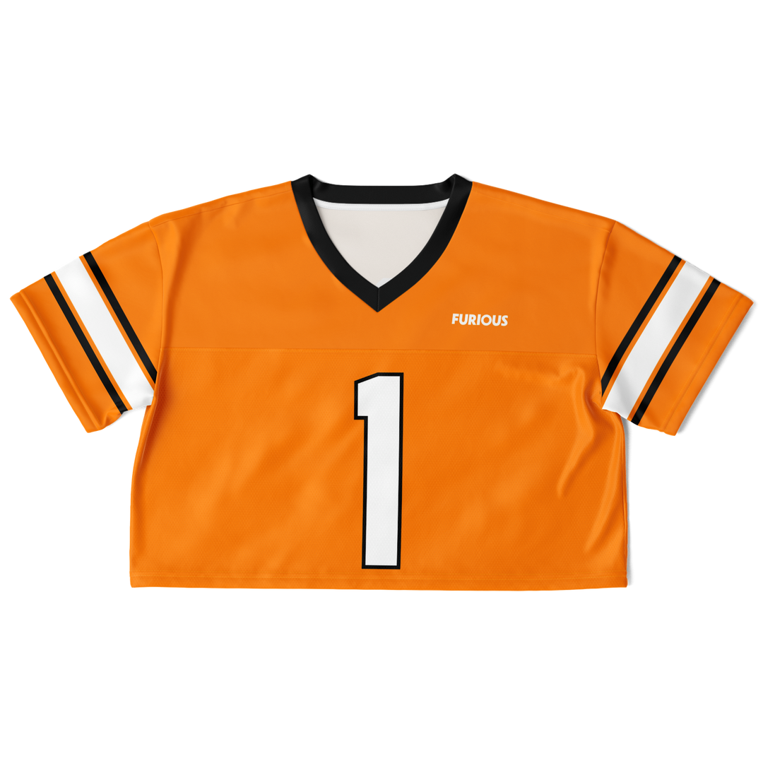 Norris - Papaya Alternate Crop Top Football Jersey