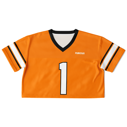 Norris - Papaya Alternate Crop Top Football Jersey