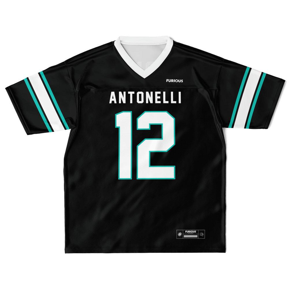 Antonelli - Black Alternate Football Jersey - Furious Motorsport