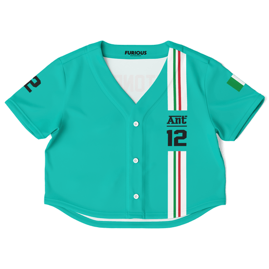 Antonelli - Teal Home Jersey Crop Top - Furious Motorsport