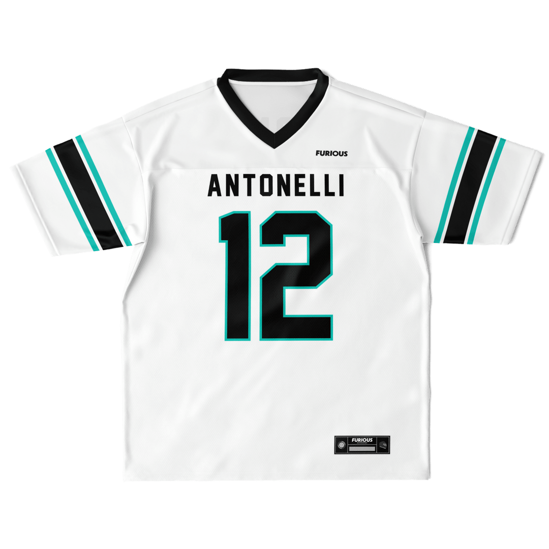 Antonelli - White Alternate Football Jersey - Furious Motorsport