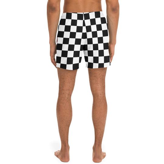 Chequered Flag Swim Trunks (Clearance) - Furious Motorsport