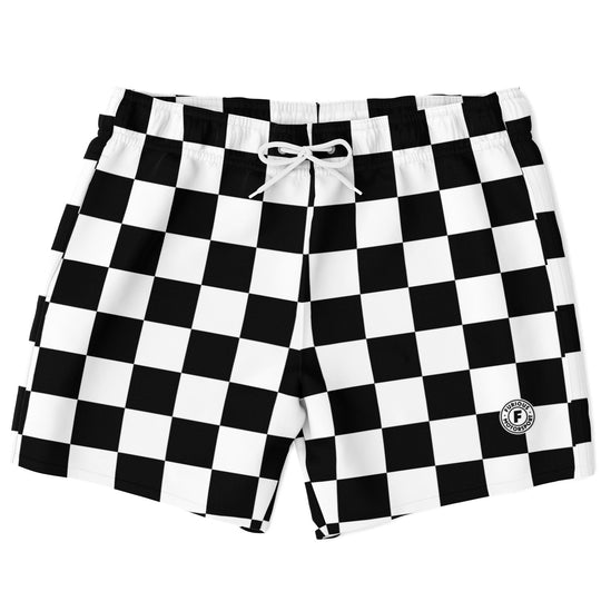 Chequered Flag Swim Trunks (Clearance) - Furious Motorsport