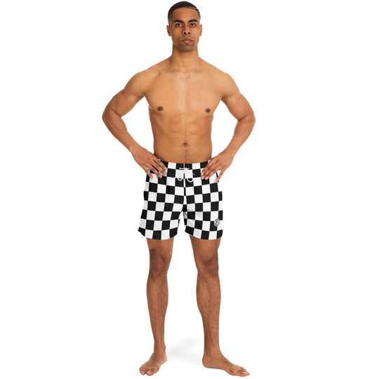 Chequered Flag Swim Trunks (Clearance) - Furious Motorsport