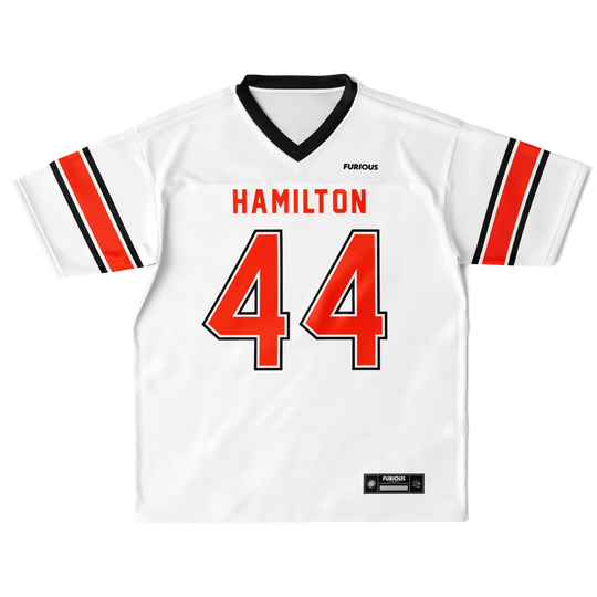 Hamilton - White Alternate Football Jersey
