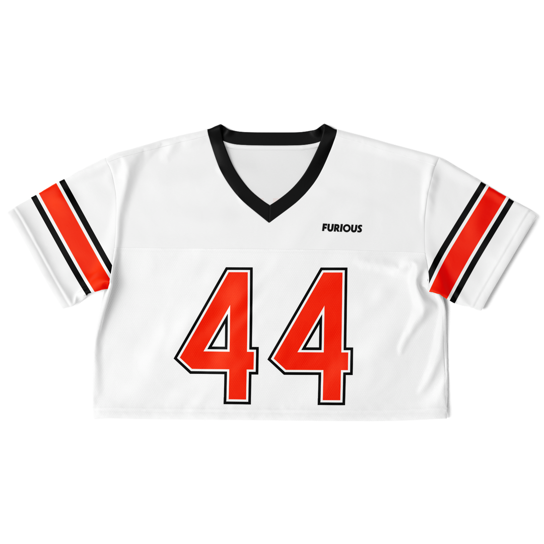 Hamilton - White Alternate Football Crop Top Jersey