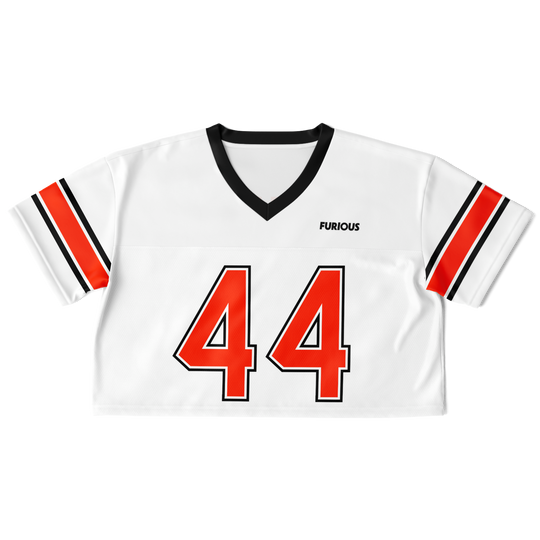 Hamilton - White Alternate Football Crop Top Jersey