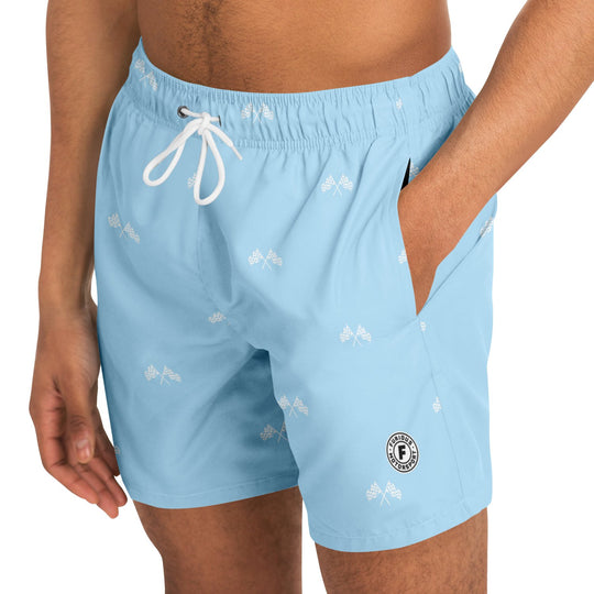 Final Lap Swim Trunks - Frost Blue (Clearance) - Furious Motorsport