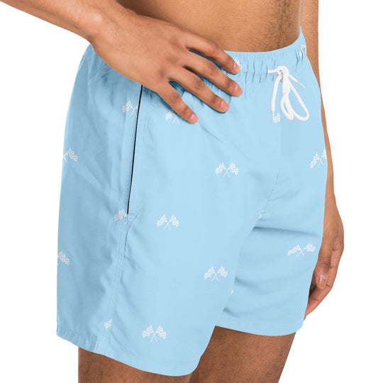 Final Lap Swim Trunks - Frost Blue (Clearance) - Furious Motorsport