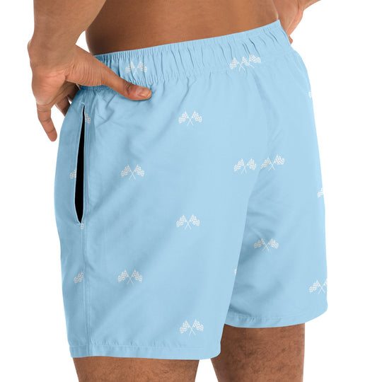 Final Lap Swim Trunks - Frost Blue (Clearance) - Furious Motorsport