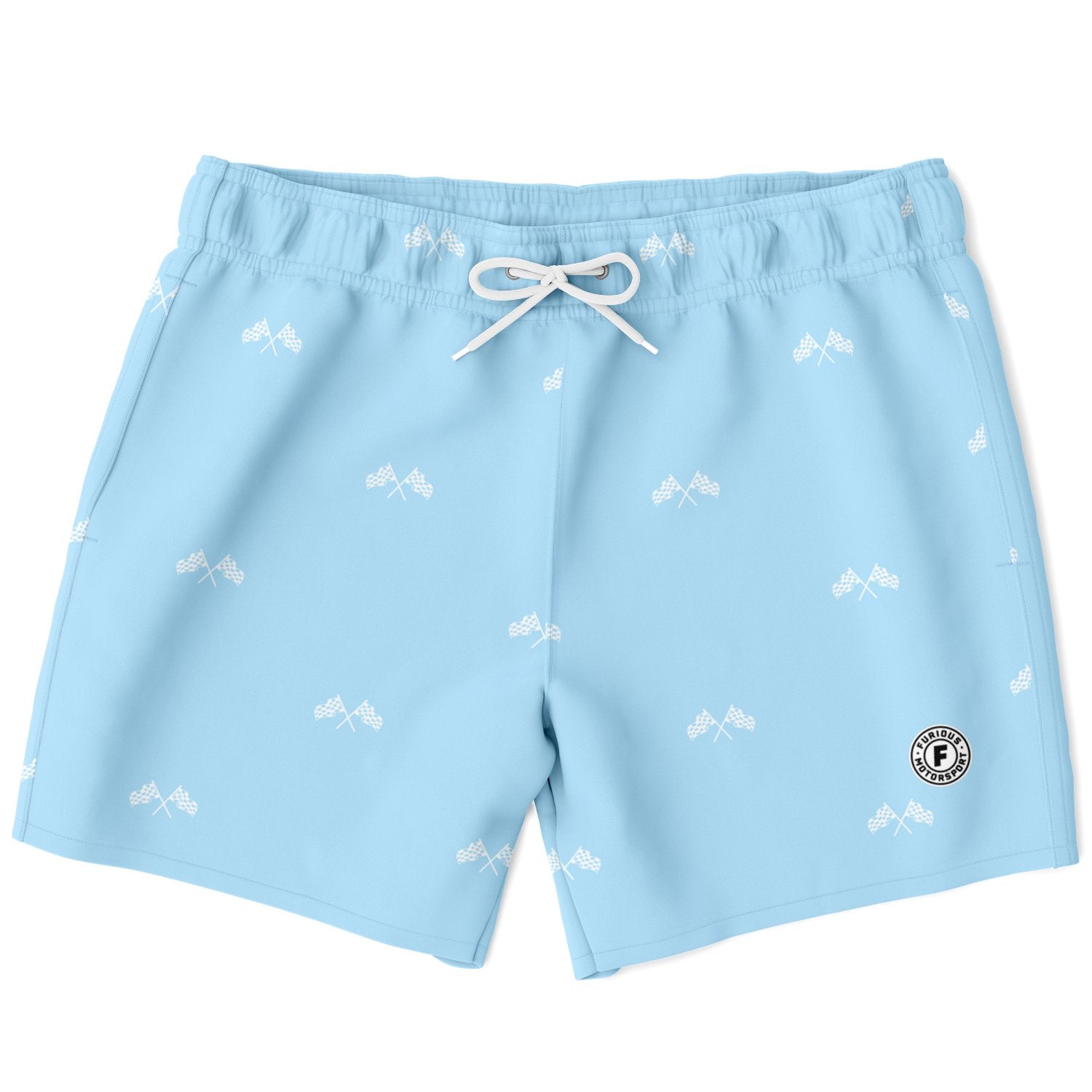 Final Lap Swim Trunks - Frost Blue (Clearance) - Furious Motorsport