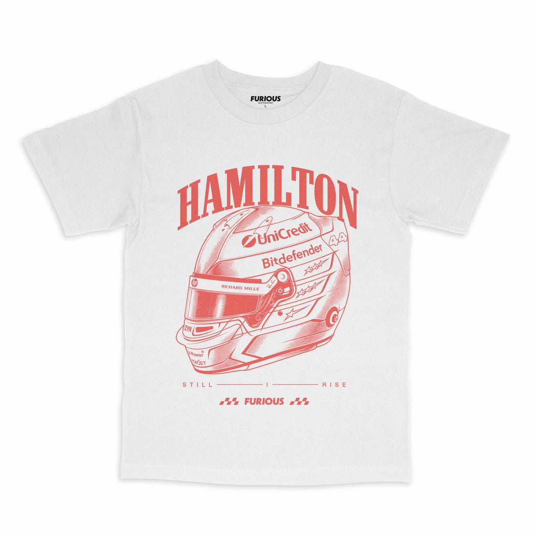 Hamilton Helmet T-Shirt - Furious Motorsport