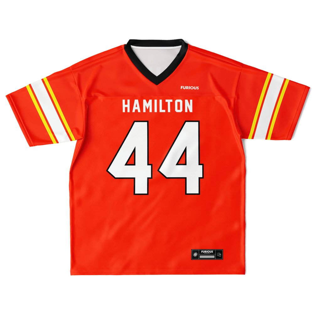 Hamilton - Red Alternate Football Jersey - Furious Motorsport