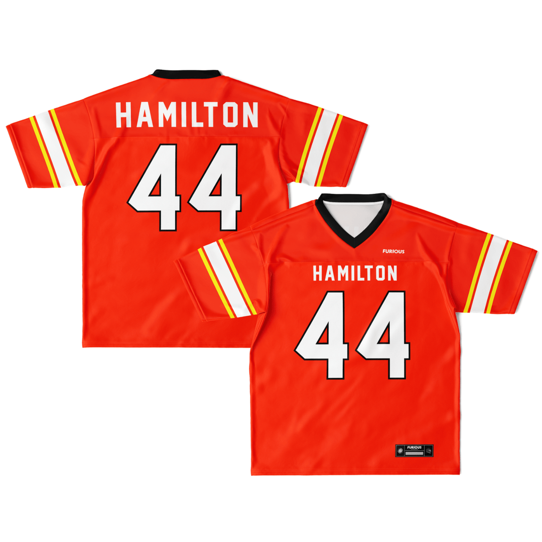 Hamilton - Red Alternate Football Jersey - Furious Motorsport