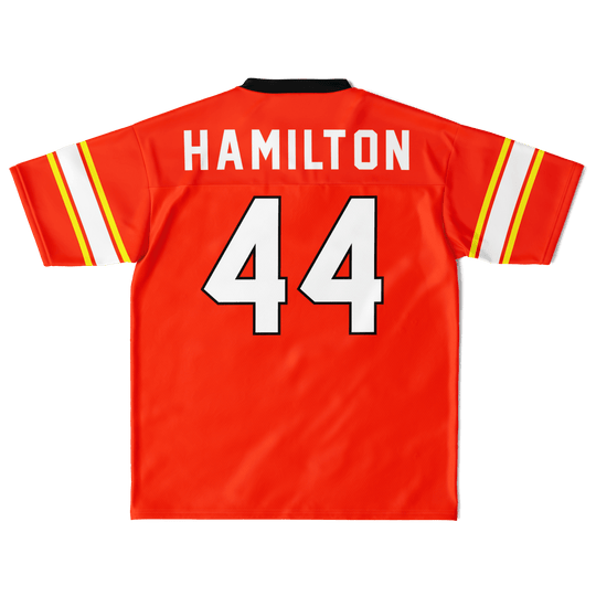 Hamilton - Red Alternate Football Jersey - Furious Motorsport