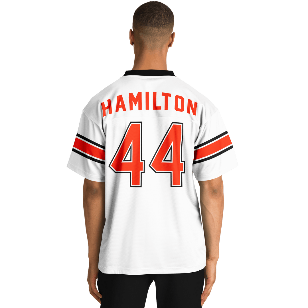Hamilton - White Alternate Football Jersey - Furious Motorsport