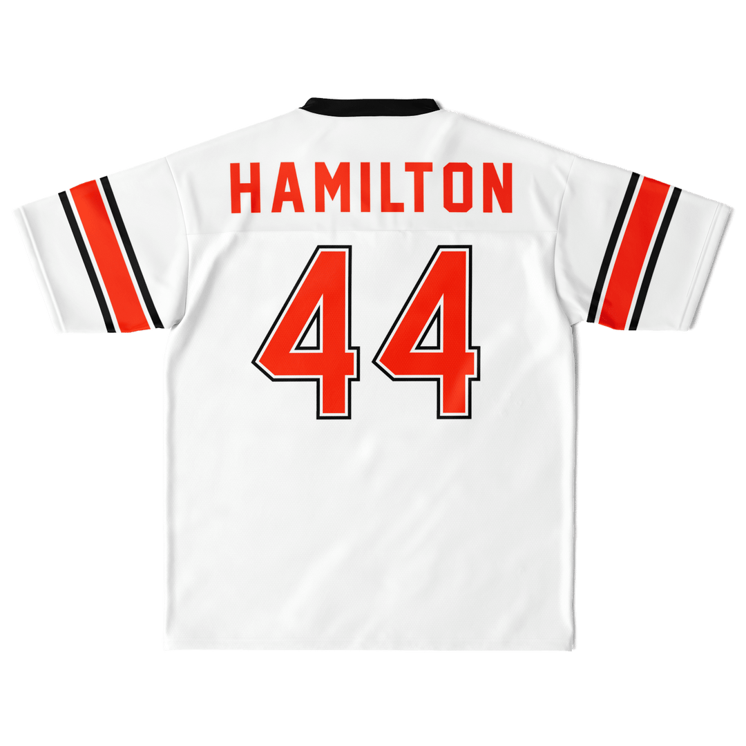 Hamilton - White Alternate Football Jersey - Furious Motorsport