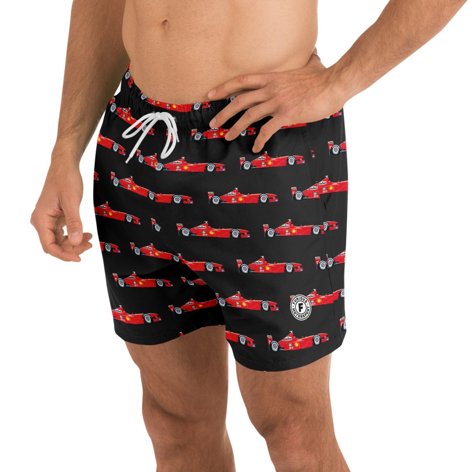 Hot Lap Swim Trunks - Midnight Black – Furious Motorsport