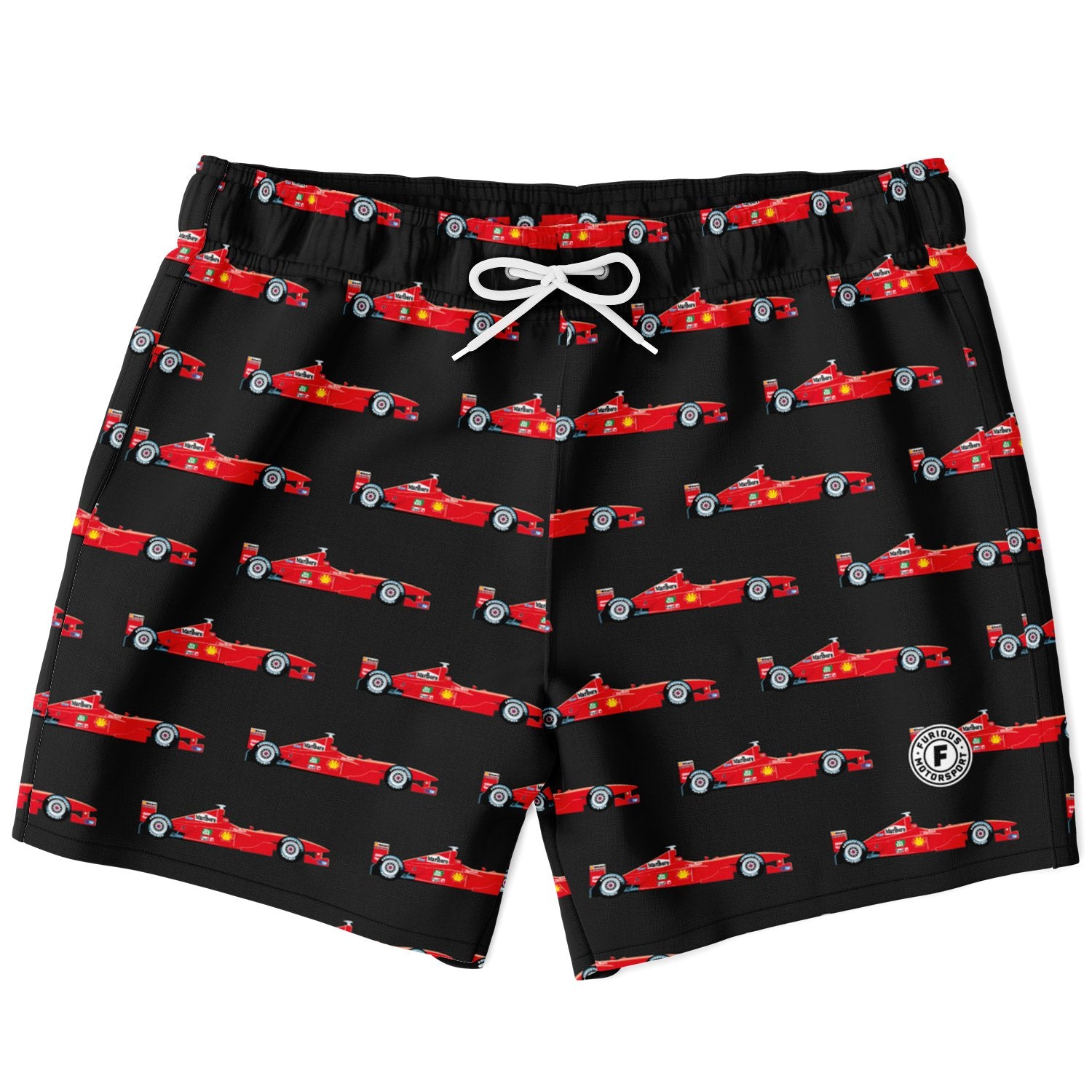 Hot Lap Swim Trunks - Midnight Black (Clearance) - Furious Motorsport