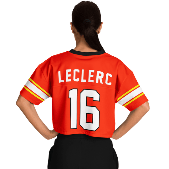 Leclerc Football Crop Top - Red - Furious Motorsport
