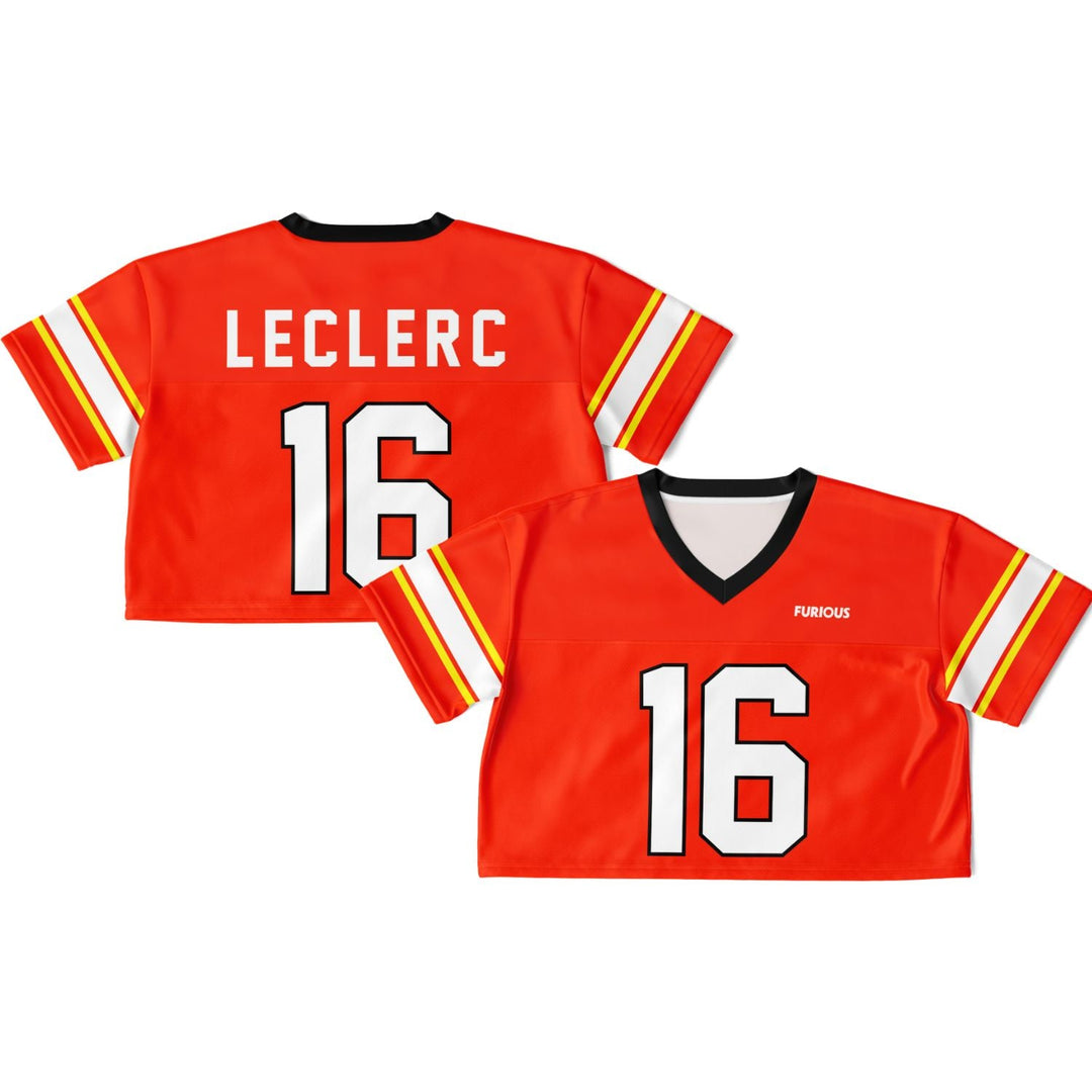 Leclerc Football Crop Top - Red - Furious Motorsport