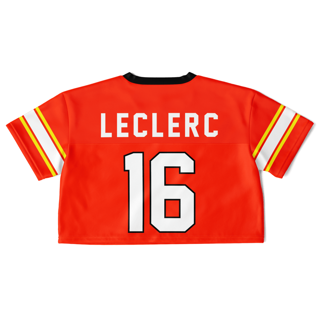 Leclerc Football Crop Top - Red - Furious Motorsport
