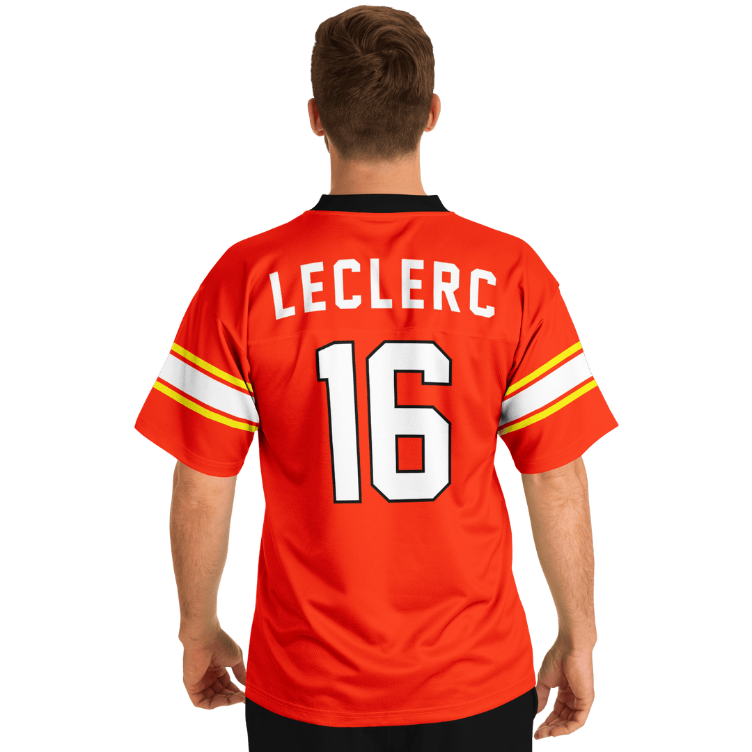 Leclerc Football Jersey - Red - Furious Motorsport
