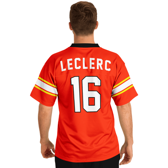 Leclerc Football Jersey - Red - Furious Motorsport