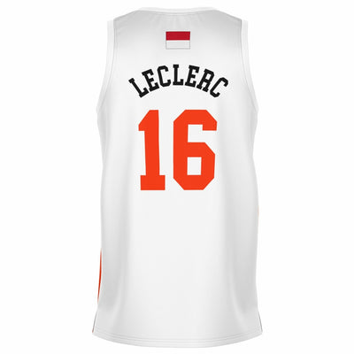 Leclerc - Home White Classic Edition Jersey - Furious Motorsport