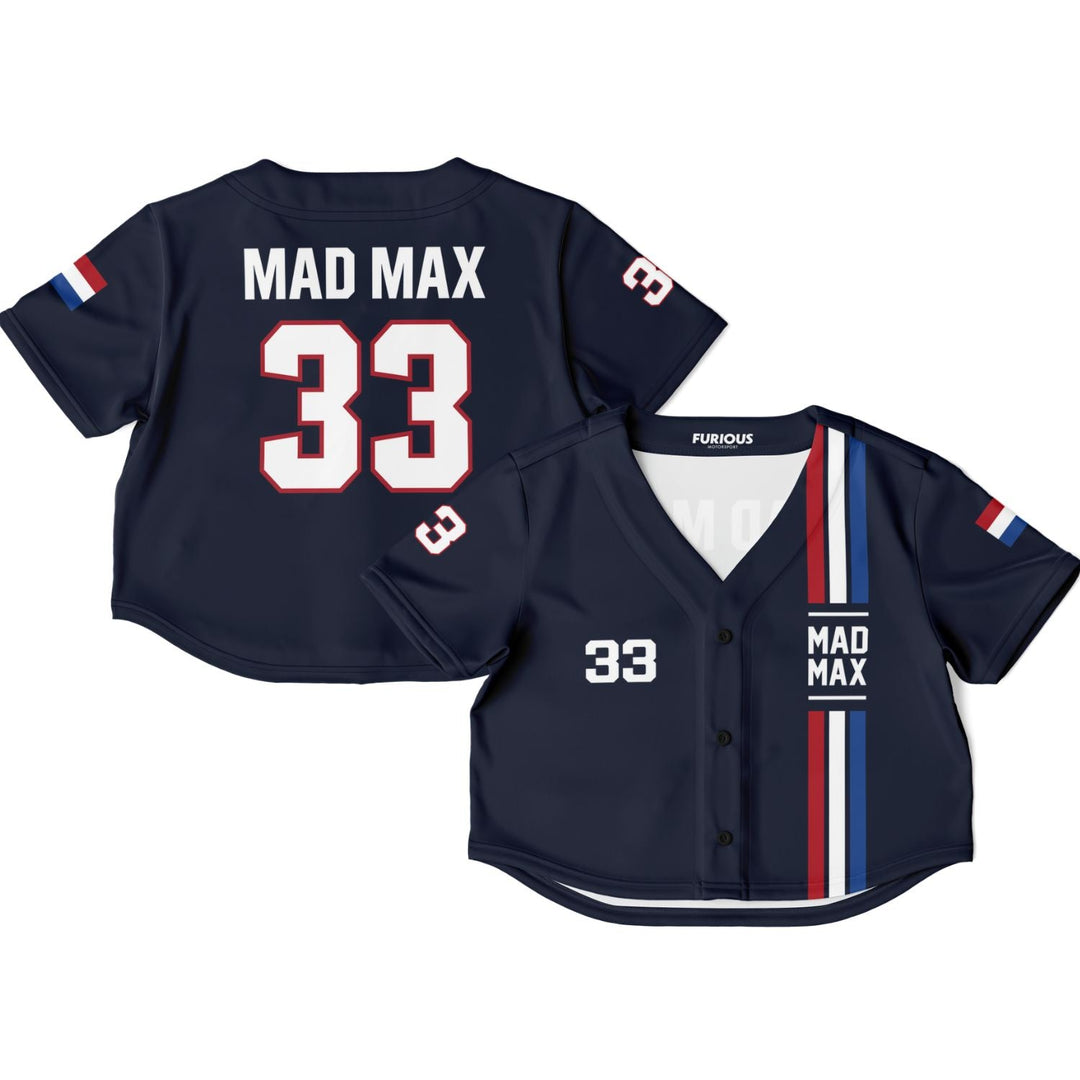 Mad Max - Cobalt Crop Top Jersey - Furious Motorsport