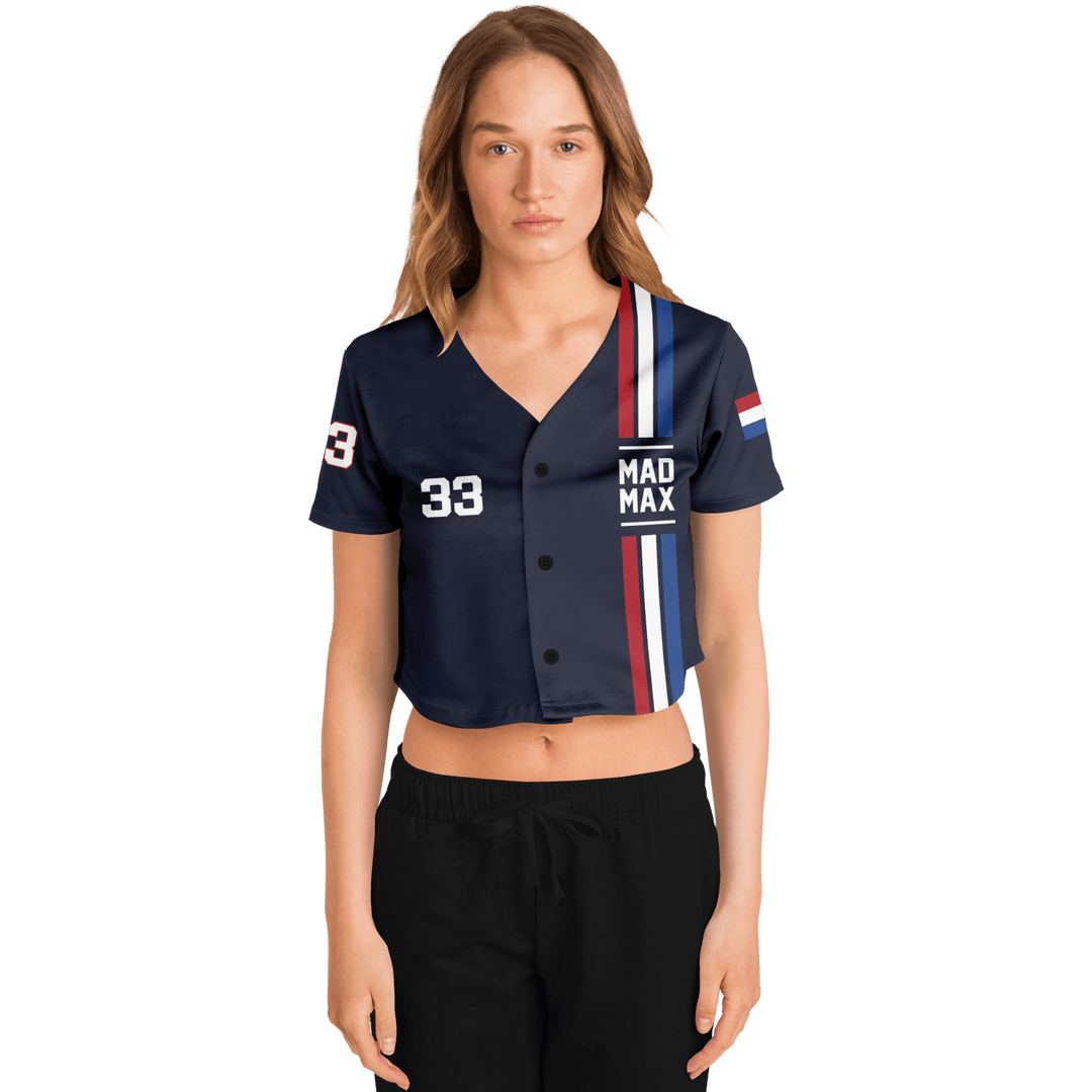 Mad Max - Cobalt Crop Top Jersey - Furious Motorsport