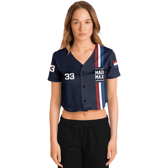 Mad Max - Cobalt Crop Top Jersey - Furious Motorsport
