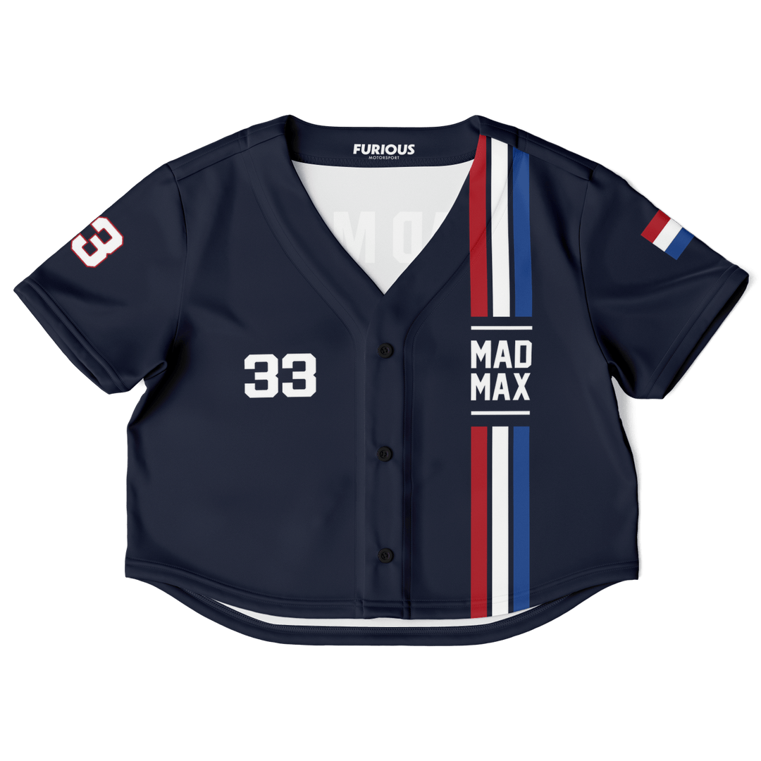 Mad Max - Cobalt Crop Top Jersey - Furious Motorsport